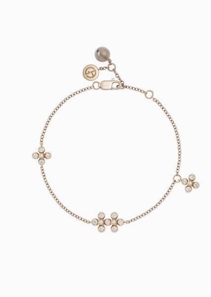 Fine Jewellery Femme Gold Bracelet Gioia En Or 18 Carats Et Diamants Personnalisé